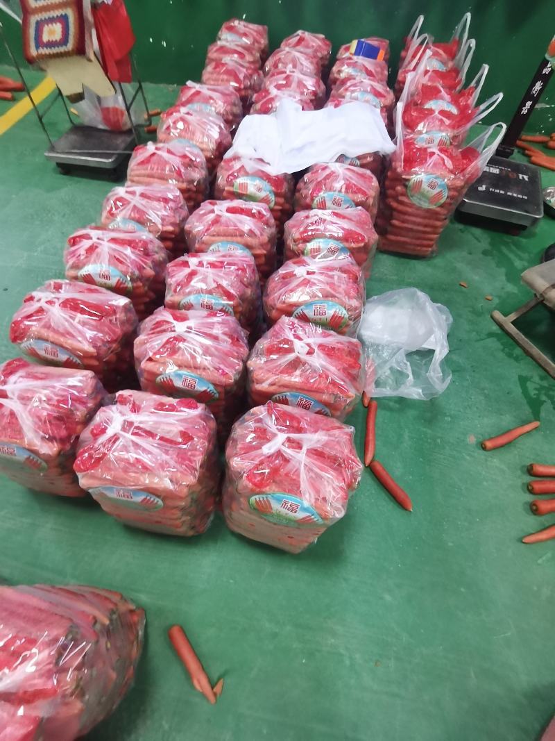 水果红萝卜、肉脆汁多。