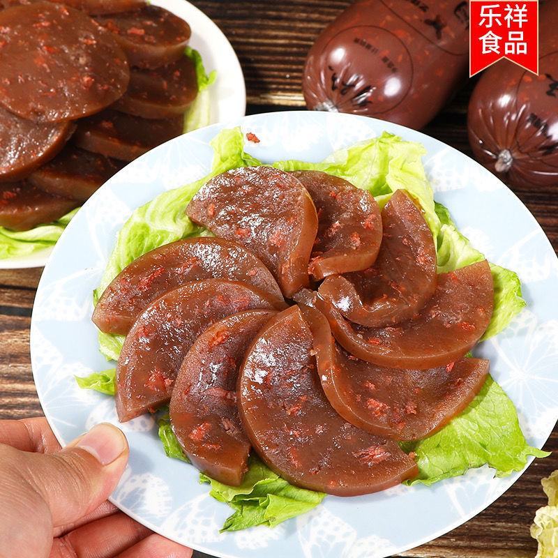 河北特产正宗小吃焖子王风味焖子肉糕灌肠卤味熟食香肠