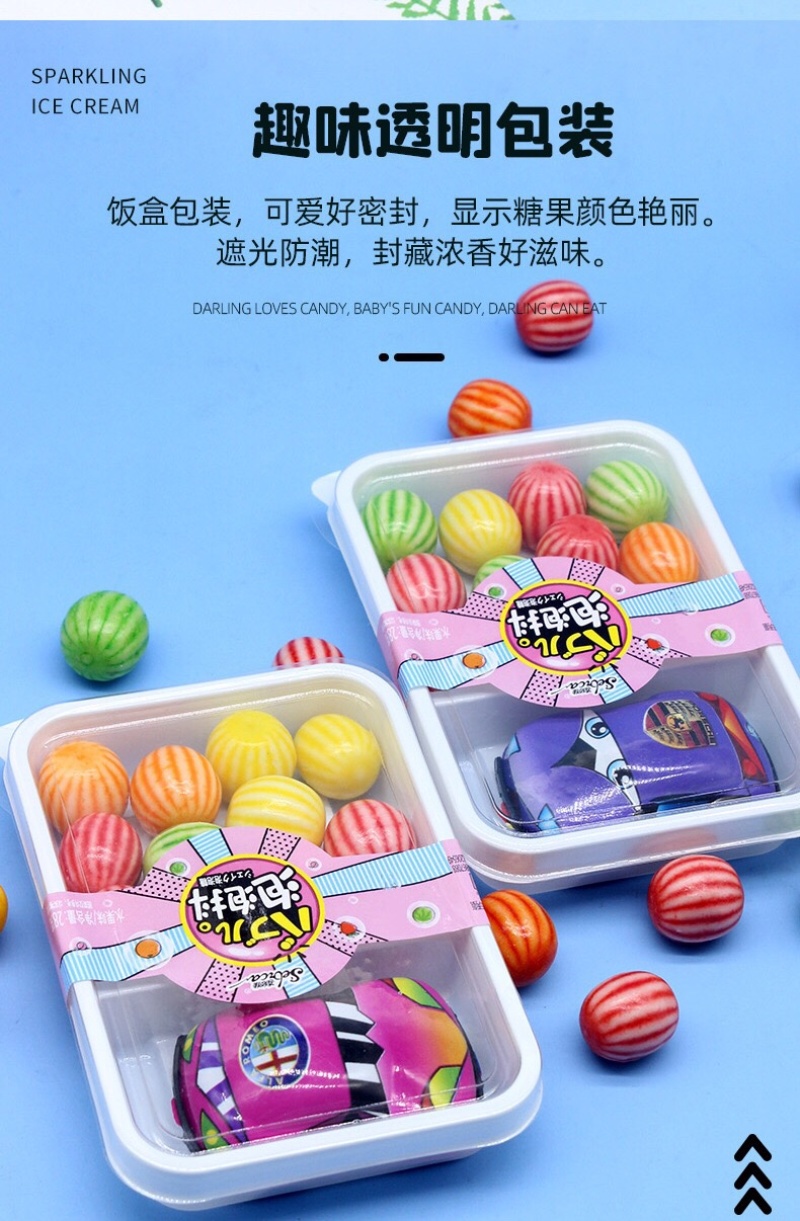 西瓜泡泡🍬批发网红零食