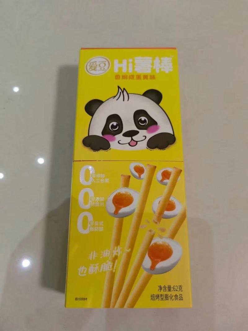 3.5到岸爱豆Hi薯棒，，62克*24盒10月