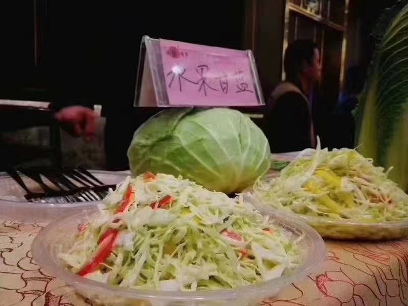 豫艺水果甘蓝种子囗感好球形扁圆整齐一致亩产12000斤效