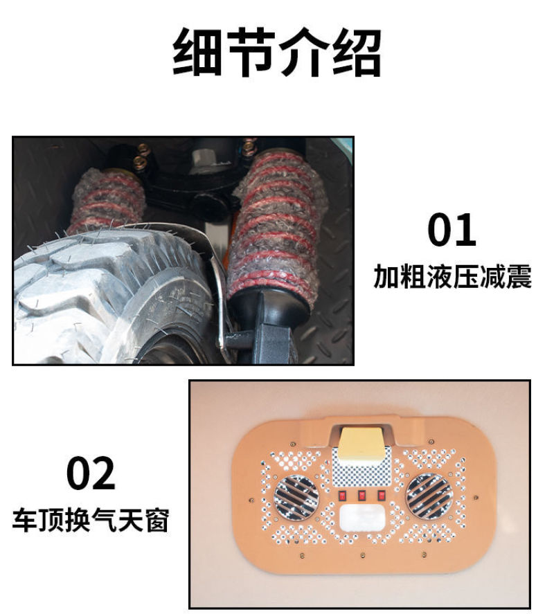 农用半封闭客货油电两用成人载货家用车带棚送货电动车