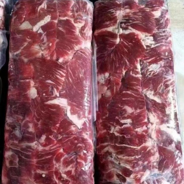 牛碎肉纯干块整精修无油无碎骨价格便宜！厂家直