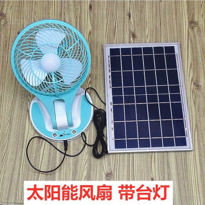 太阳能风扇多肉通风小型迷你车载宿舍学生USB充电大风力静