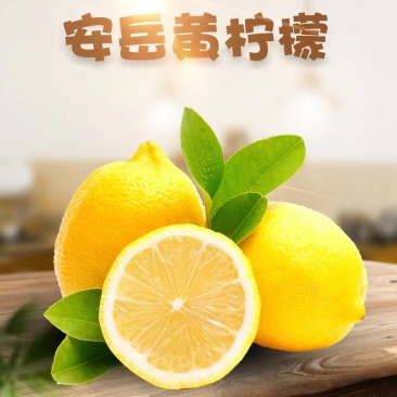 批发安岳黄柠檬5斤新鲜当季水果皮薄多汁大果非柠檬干