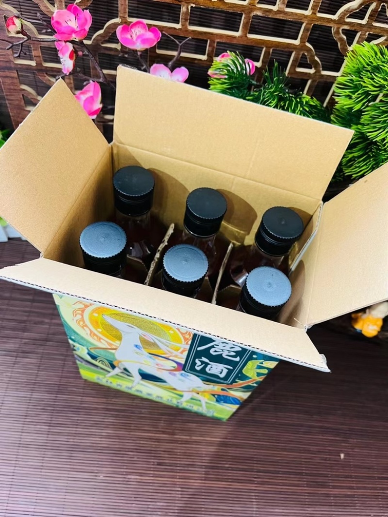 鹿鞭酒正规手续一瓶一斤一箱6瓶一件24瓶