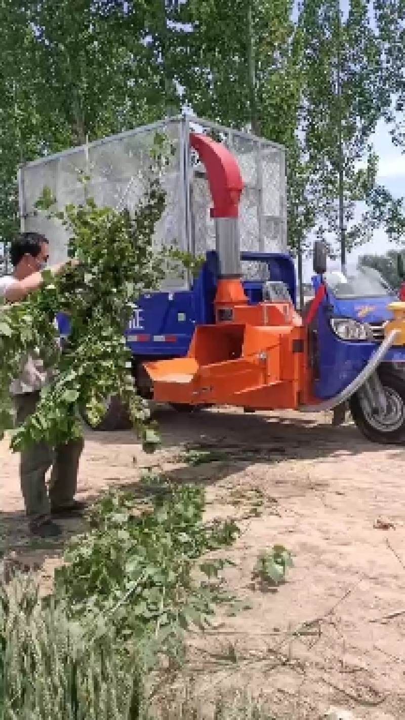 五征三轮铡草车，5吨铡草寸矛揉丝机，三轮改装铡草车，