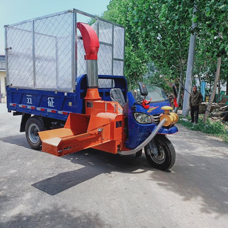 五征三轮铡草车，5吨铡草寸矛揉丝机，三轮改装铡草车，