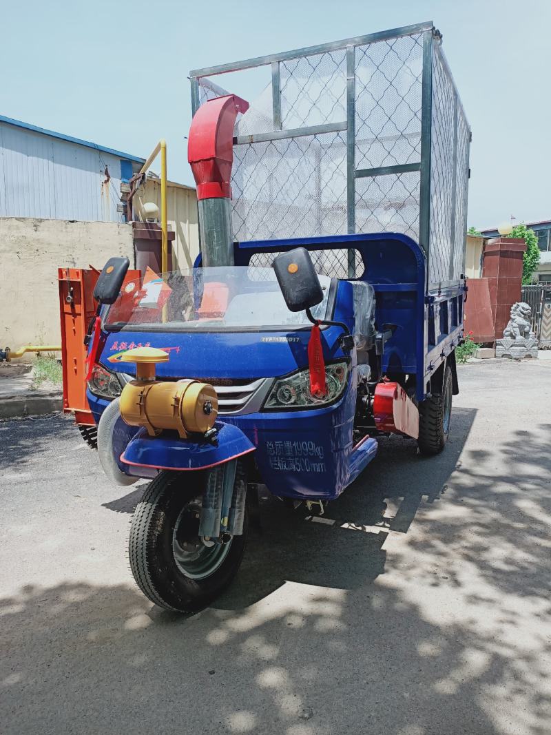 五征三轮铡草车，5吨铡草寸矛揉丝机，三轮改装铡草车，