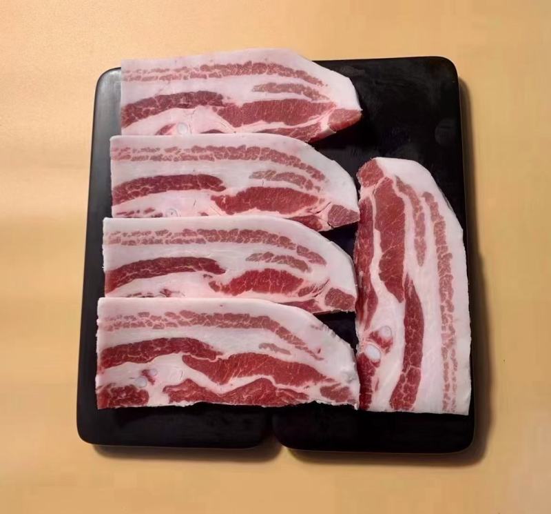 国产进口五花肉，烤肉店专用