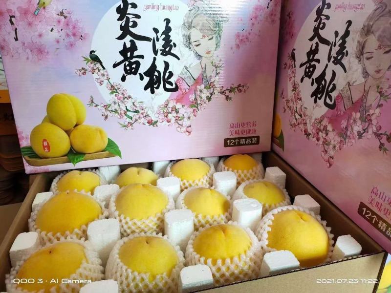 炎陵黄桃基地直销。