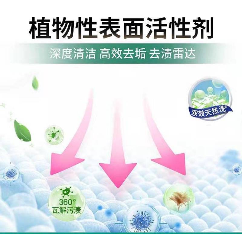 洁柔洗衣液实惠装超值袋装持久花香去渍清洁抗菌除螨中性婴儿