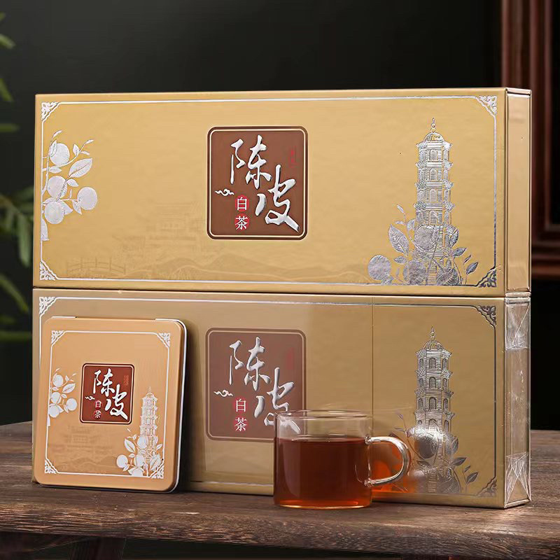 陈皮白茶福鼎白茶越陈越香网红代货支持代发180克茶叶