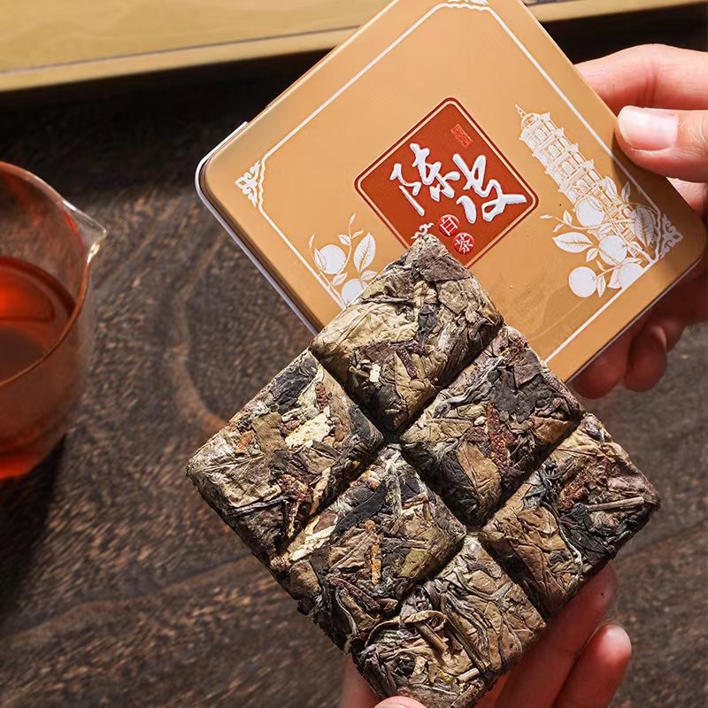 陈皮白茶福鼎白茶越陈越香网红代货支持代发180克茶叶