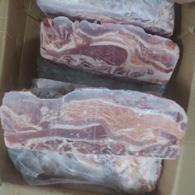 冷冻牛腩肋条腩带筋膜大板50斤一件