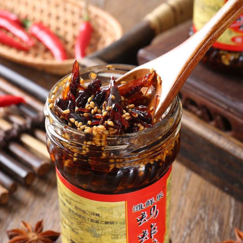 【包邮_4罐蚂蚱酱】热销正宗蚂蚱酱瓶装拌饭下饭菜包邮