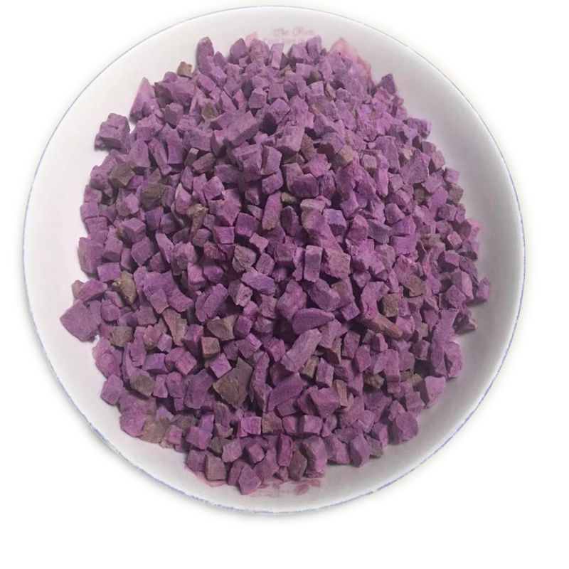 新货紫薯丁颗粒1斤5斤紫薯脆碎粒烘焙原料紫薯碎紫薯干