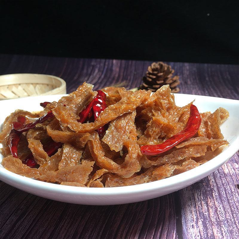 湖南特产鲜魔芋干素毛肚农家魔芋皮素食火锅食材网红款