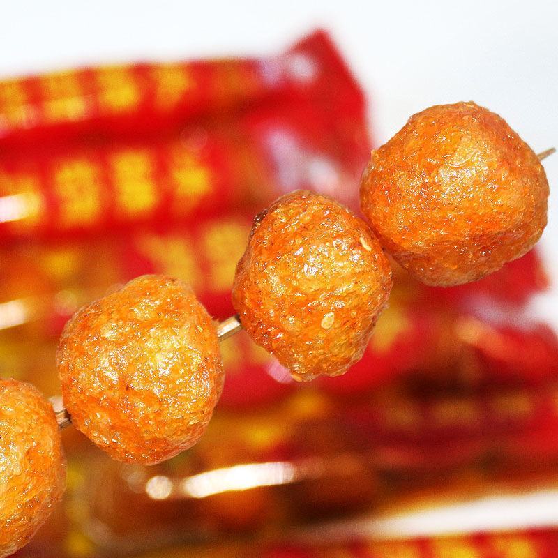 儿时怀旧辣条冰糖葫芦老式辣串风味大豆制品零食微辣带甜小吃