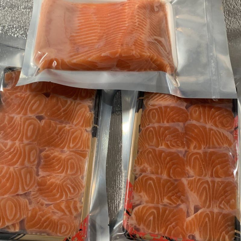 冰鲜三文鱼中段，切片切片切片，支持一件代发，