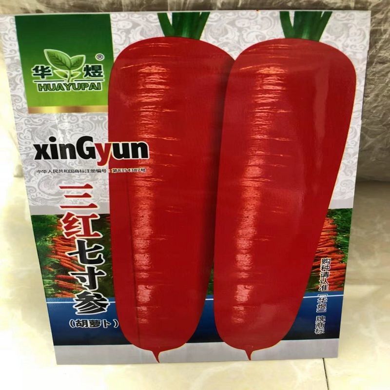 耐热耐寒胡萝卜种籽子四季夏秋播七寸参红色高产菜园盆栽蔬菜