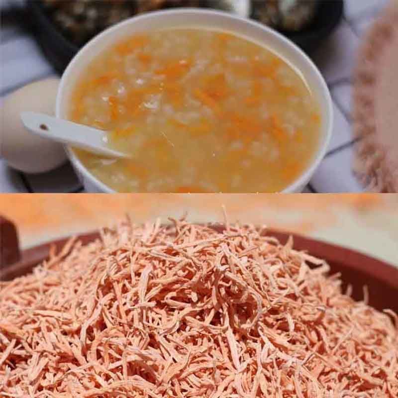 红心烟薯丝干烟台去皮生地瓜丝干自然晒干辅食红薯干地瓜丝