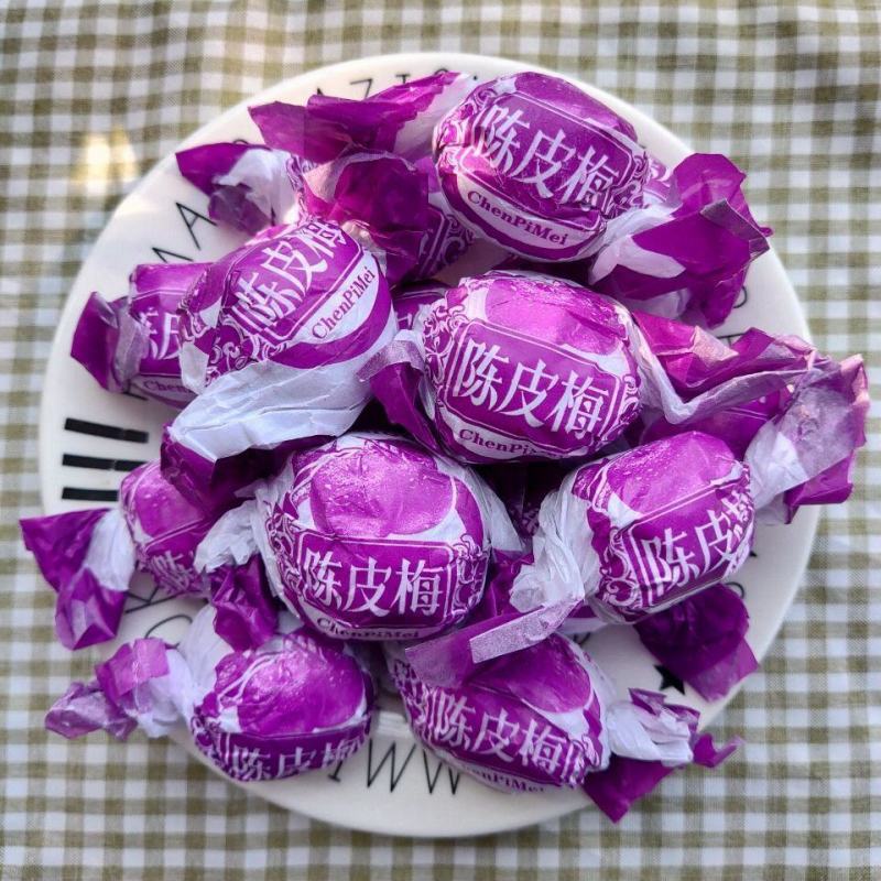 纸包陈皮梅加应子嘉应子蜜饯果脯李子干话梅干酸甜休闲零食特