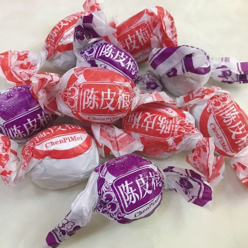 纸包陈皮梅加应子嘉应子蜜饯果脯李子干话梅干酸甜休闲零食特