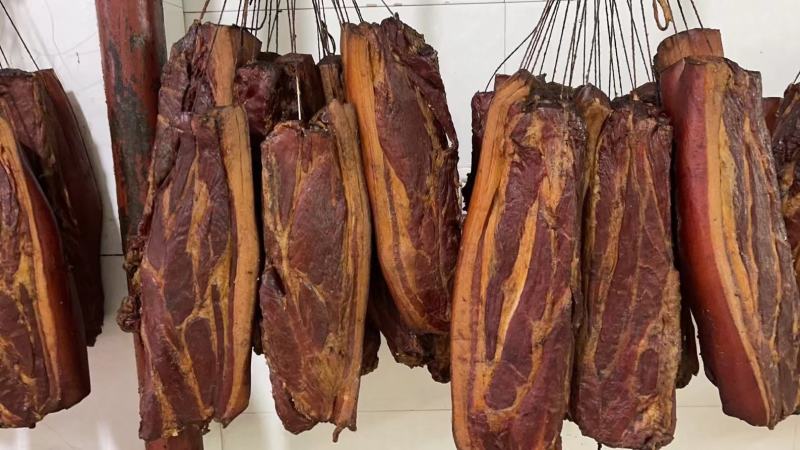 四川特产烟熏腊肉烟熏腊肉红前腿黑前腿烟熏腊肉