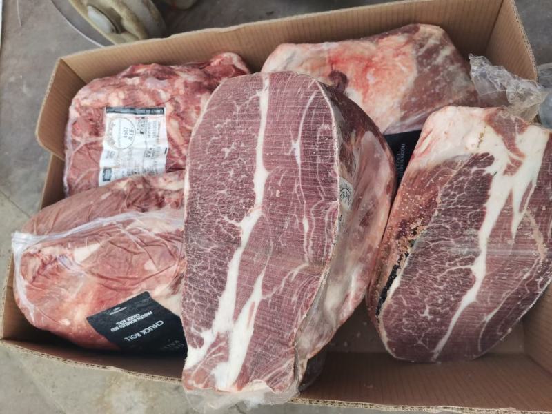 4507谷饲胸肉板腱保乐肩嫩肩，现货可提