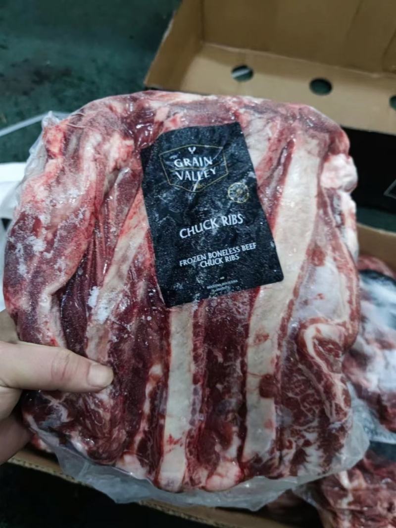 4507谷饲胸肉板腱保乐肩嫩肩，现货可提