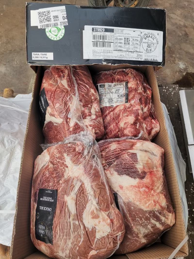 4507谷饲胸肉板腱保乐肩嫩肩，现货可提