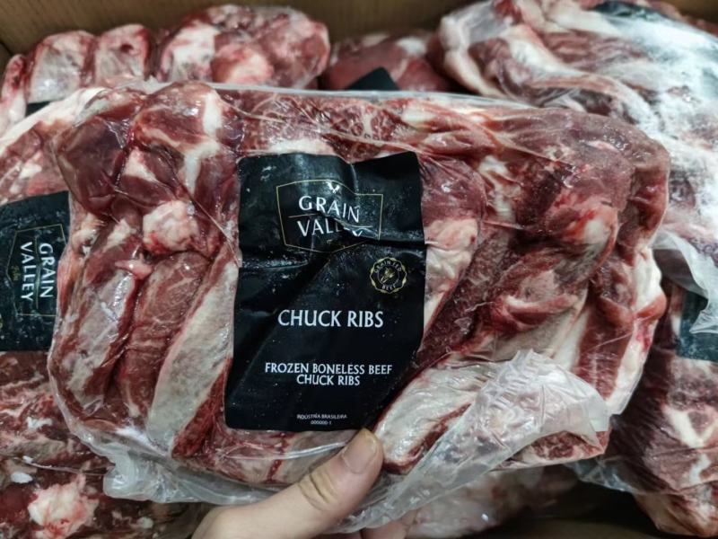 4507谷饲胸肉板腱保乐肩嫩肩，现货可提