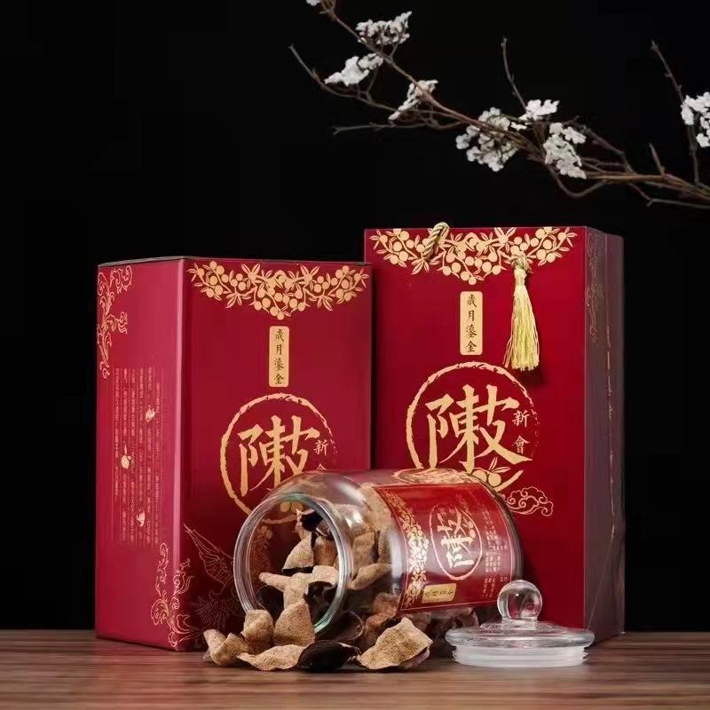 新会陈皮陈皮干茶叶批发广陈皮天马老陈皮茶叶礼盒