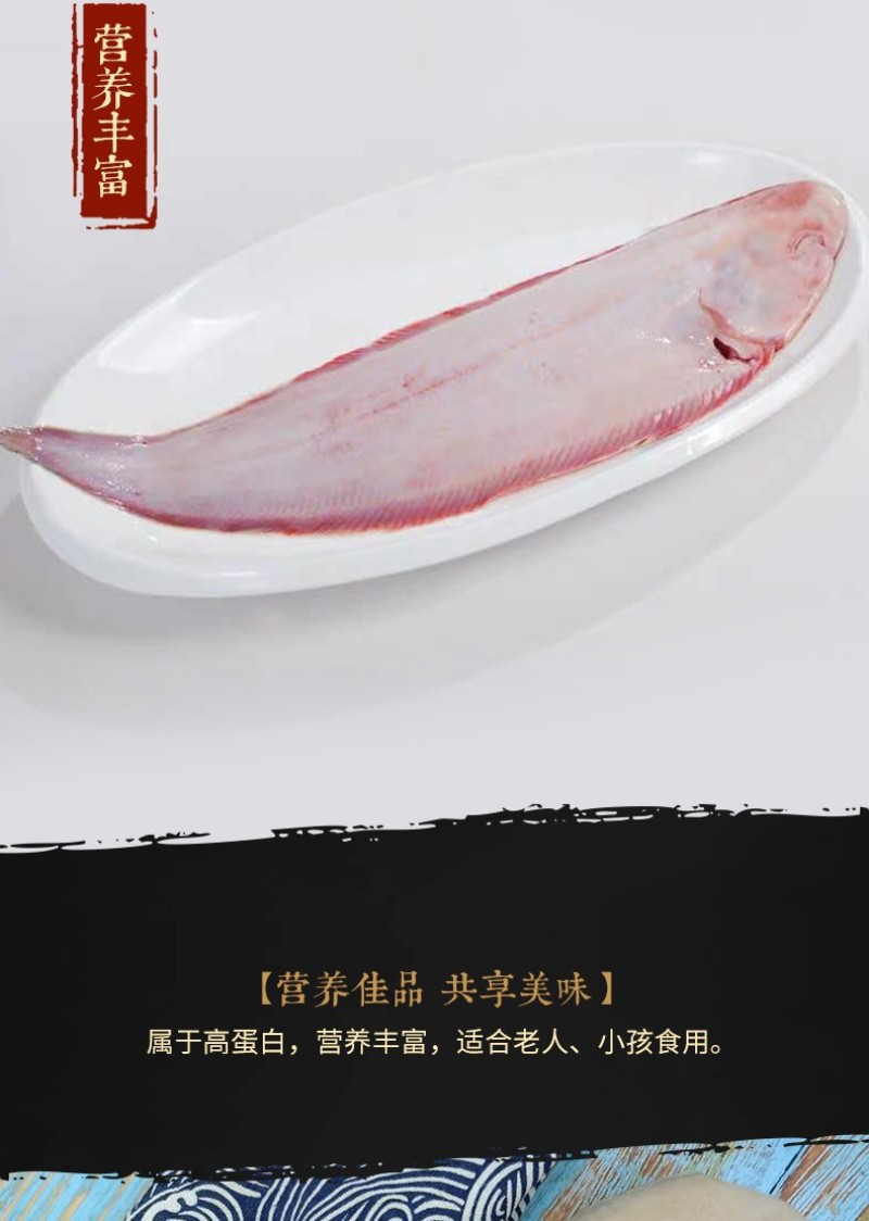 龙利鱼海捕龙利鱼鲜嫩美味刺少肉多源自深海海