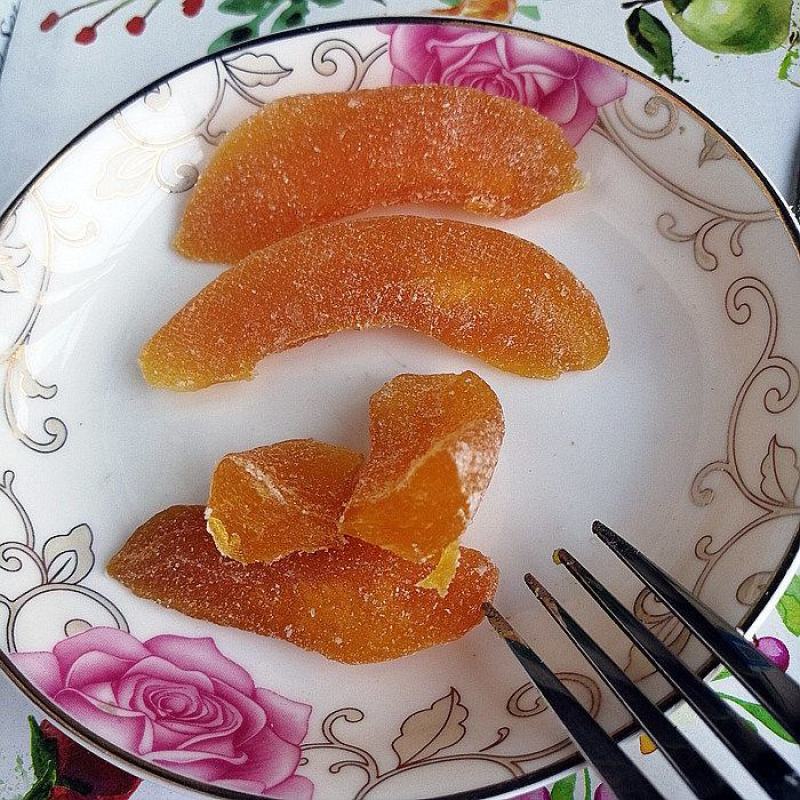 山东特产黄桃干无皮黄桃肉干水果干果肉果脯蜜饯水蜜桃肉酸甜