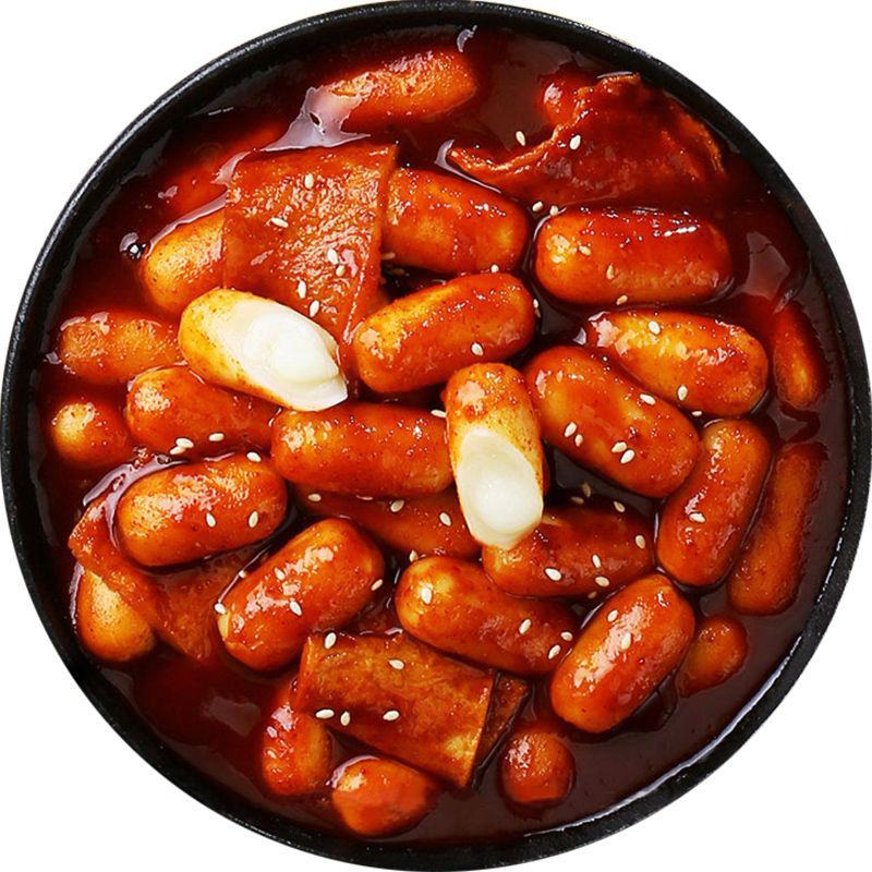 韩式芝士年糕夹心年糕炒年糕条韩国火锅食材芝心年糕拉丝年糕