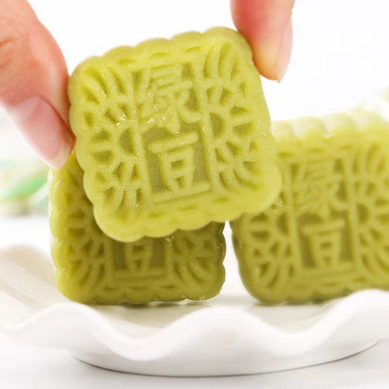 正宗绿豆糕老式糕点独立包装绿豆饼点心早餐小吃零食整箱批发