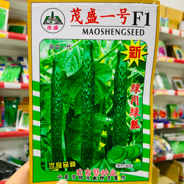 绿肉绿瓤黄瓜种子杂交优良品种菜园专用茂盛一号密刺黄瓜种
