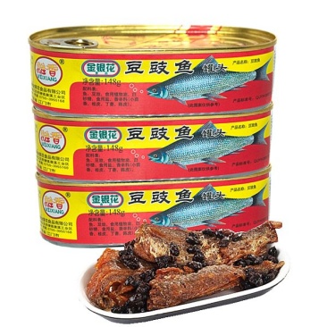 优质豆豉鱼鱼罐头鱼148g即食罐头速食品下酒下饭菜味道