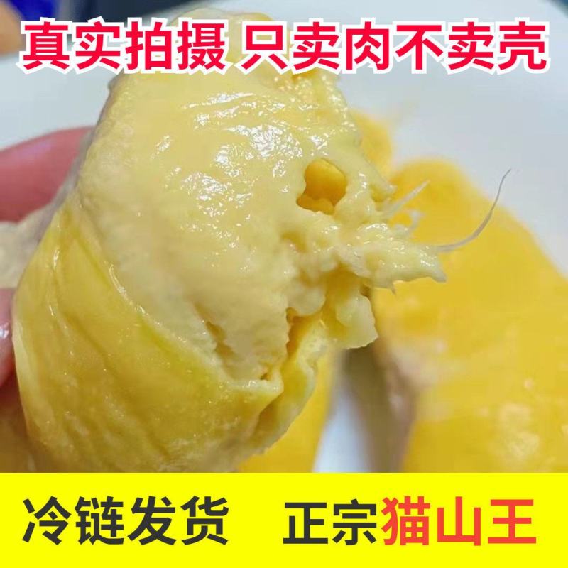 猫山王榴莲正宗榴莲肉冰冻冷冻批发应季水果当季榴莲肉包邮