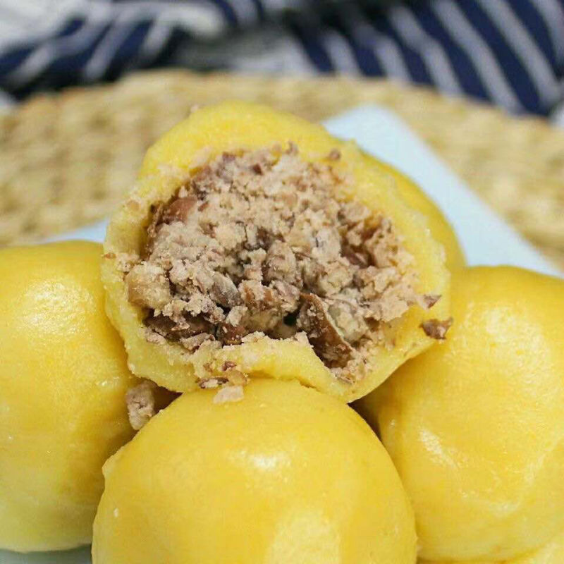 东北特产粘豆包纯手工大黄米白糯米黏豆包芸豆馅江米面豆包包