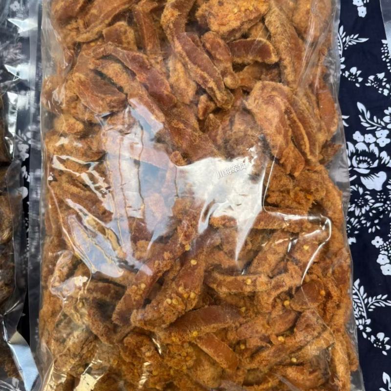 休闲食品牛肉干手撕猪肉片猪肉条五香辣沙爹味