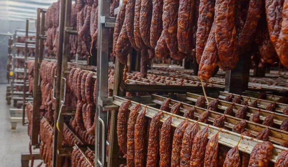 蒜香红肠成品图