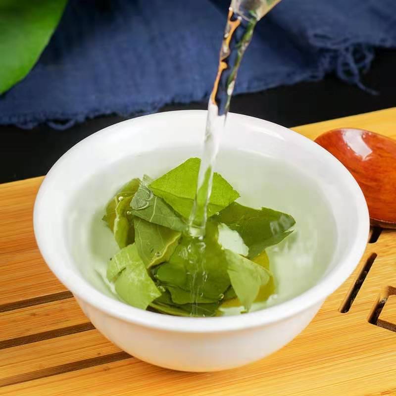 天然荷叶茶减排通肥畅养生茶干荷叶粒搭配柠檬片山楂茶