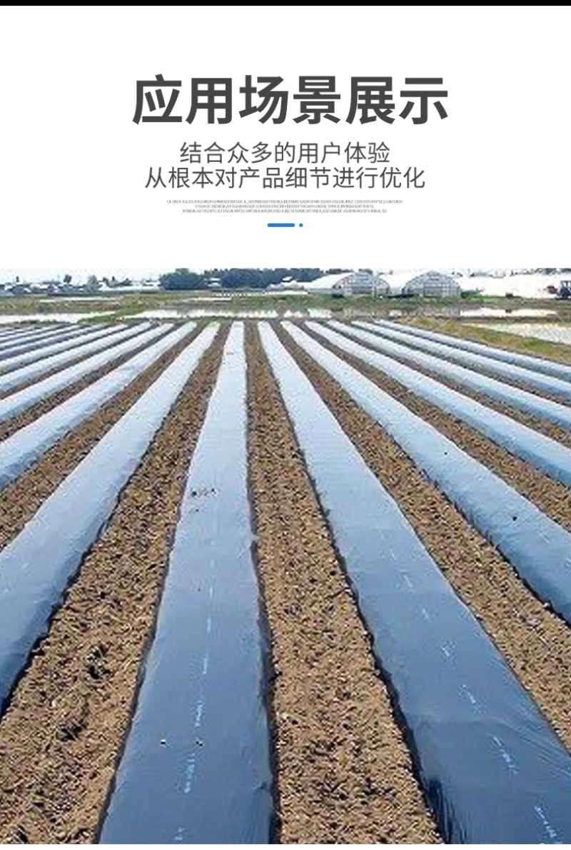 黑地膜银灰地膜厂家销售均可定制量大从优
