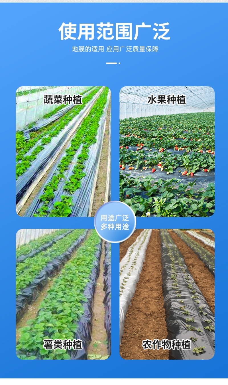黑地膜银灰地膜厂家销售均可定制量大从优
