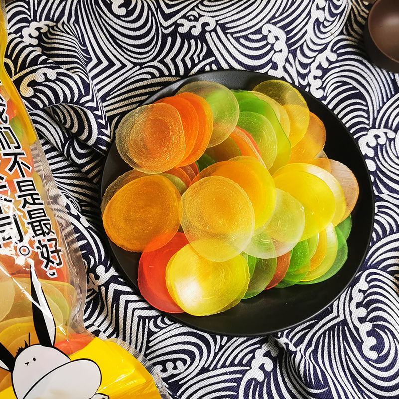 五彩虾片彩色虾片龙虾片整箱发虾片油炸薯条虾条DIY食品原