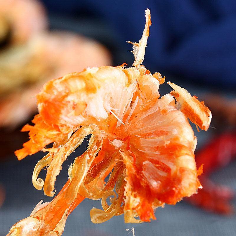 原味烤虾干即食大号碳烤对虾干海鲜干货干虾下饭菜一件代发