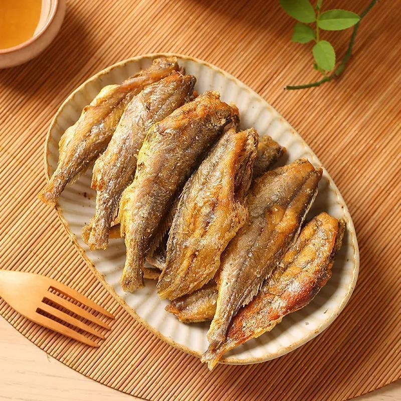 即食香酥小黄鱼酥鱼干海鲜黄花鱼休闲网红孕妇小零食小吃食品